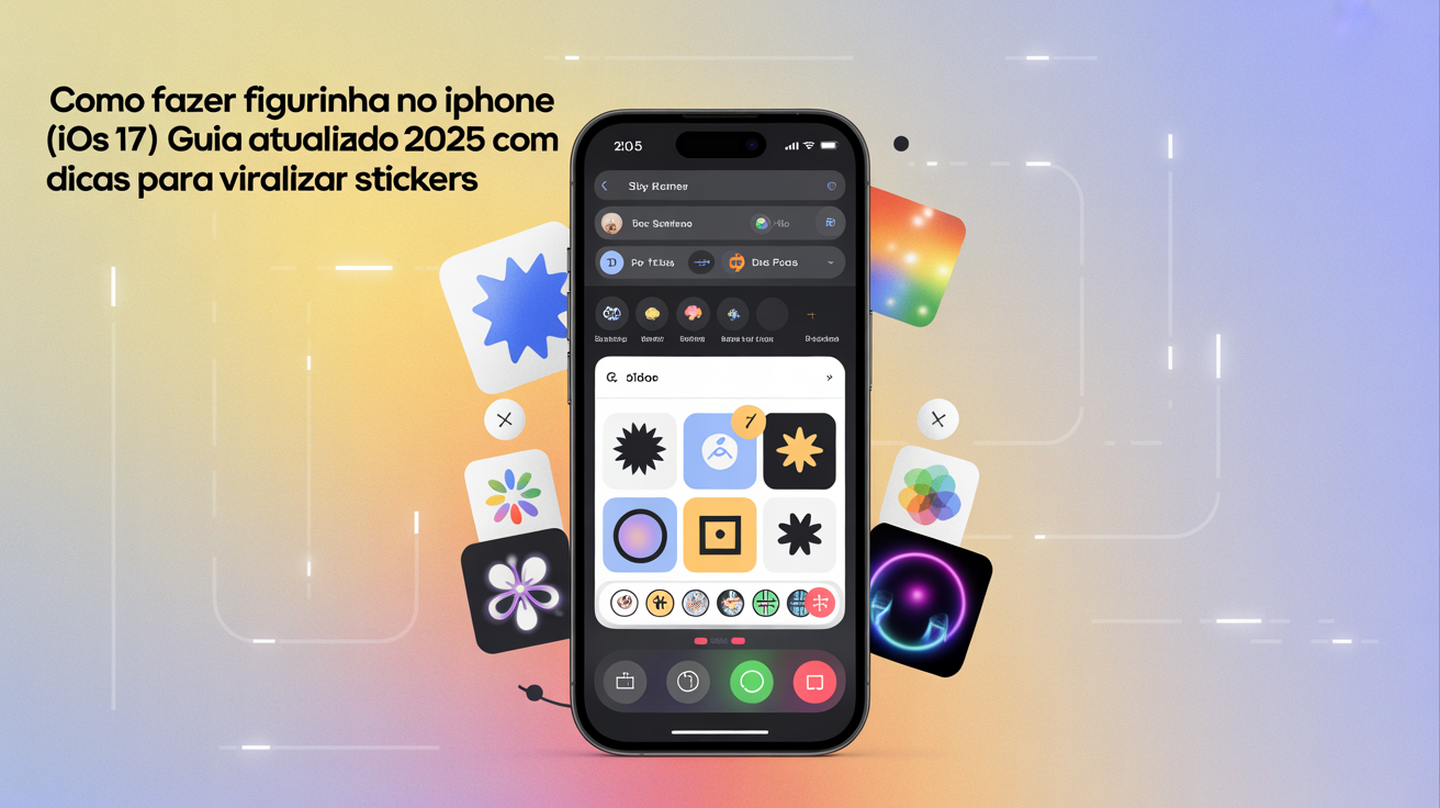 Como Fazer Figurinha no iPhone (iOS 17) — Guia Atualizado 2025 com Dicas para Viralizar Stickers