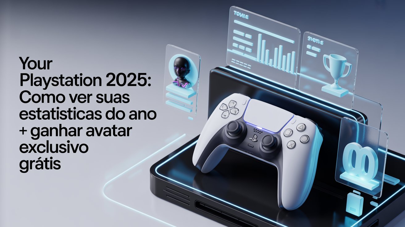 Your PlayStation 2025: Como Ver Suas Estatísticas do Ano + Ganhar Avatar Exclusivo Grátis