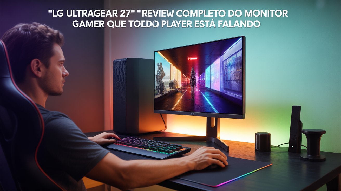 LG UltraGear 27" Review Completo do Monitor Gamer Que Todo Player Está Falando